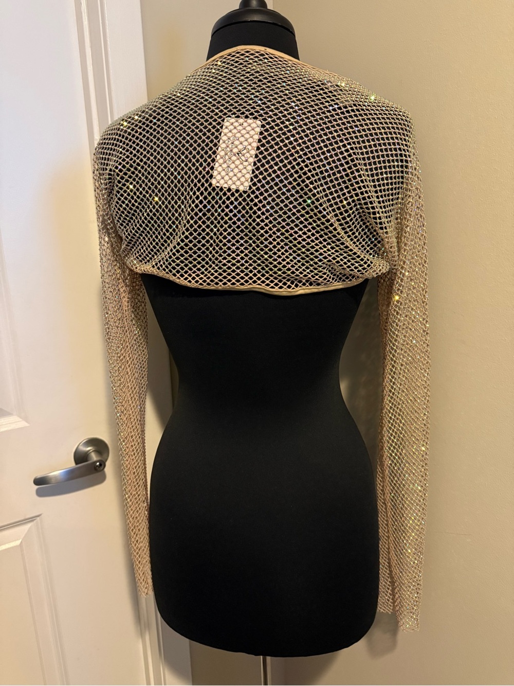 Mesh Rhinestone Bolero - Picture 2 of 3